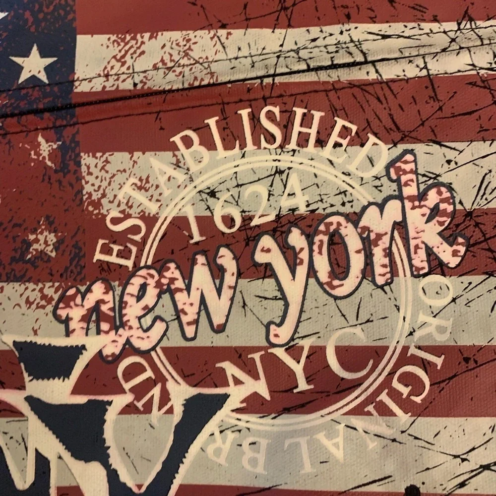 Robin Ruth New York USA Flag Print Messenger Bag